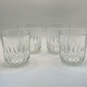 Crystal Clear Glass Tumbler Set